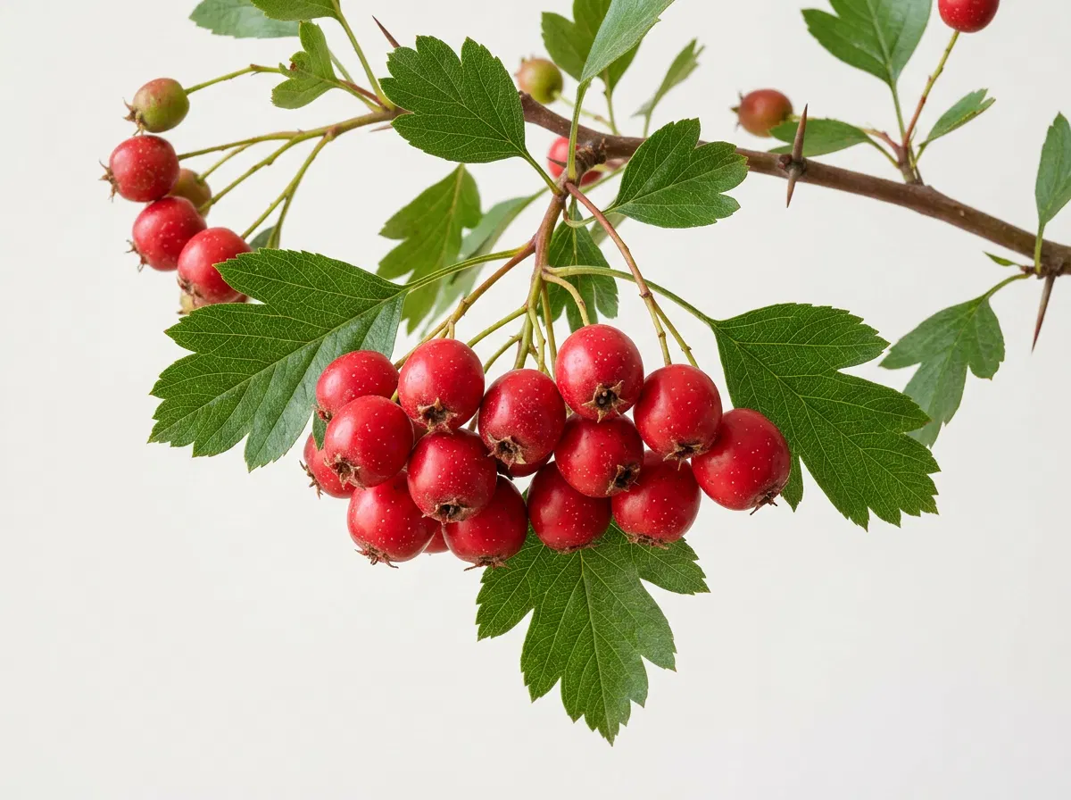 Fresh hawthorn berries - hawthorn berry supplement for cardiovascular support